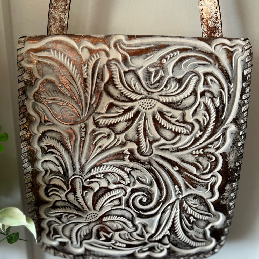 Patricia Nash Granada leather crossbody purse